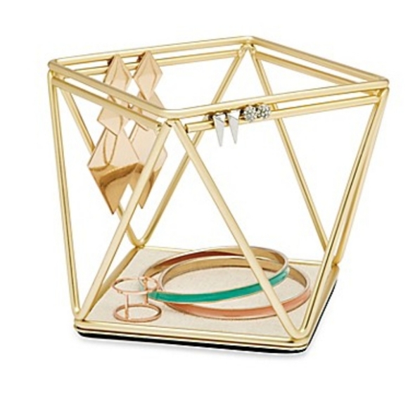 Umbra Prisma Accessory Organizer, Matte Brass